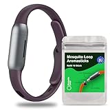 Mosquito Loop Mückenarmband, Effektiver Natürlicher Mückenschutz, Silikonarmband, Bio, Kinder & Erwachsene, Violett1 Stk. + 1 Aromastick Refiller 10er