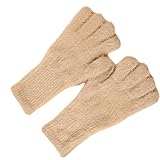 DOSERTY 2lots Bequeme Strickhandschuhe, vielseitig einsetzbar, Touchscreens, Winter-Fäustlinge, rutschfest, für Outdoor-Sport, Unisex-Handschuhe