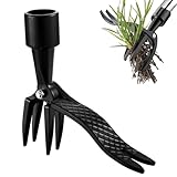 Tuofang Unkrautstecher Abnehmbares Werkzeug zur Unkrautentfernung, Stand-Unkrautstecher und Wurzelentferner, Weed Remover Tool mit Langem Stiel, Anwendbar Jäten, Gartenarbeit, Gartengeräte
