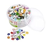Rayher Soft Glas Mosaik Mix, polygonal (unregelmäßig), bunte Mischung, Dose 500g ,14796999, Bunt