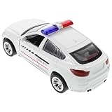 Parliky 32 aus Langlebiger Legierung mit Beweglichen Türen und Rädern Spielzeugauto für Sammler Detailgetreues Polizeiwagen Modell