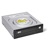 Hitachi-LG GH24 Internal DVD Drive, DVD-RW CD-RW ROM Rewriter for Laptop/Desktop PC, Windows 10 Compatible, M-Disc Support, 24x Write Speed (Software Included) - Black