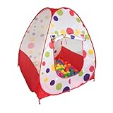 Abaodam Spielzelt Tent Kinder zelte Kinderzelt mit Schlossmotiv Tent for Kinderzelt mit Vorhang Zelthaus für Kinder Tipi-Zelt für Kinder Spielhaus Zelt Kinder spielhaus