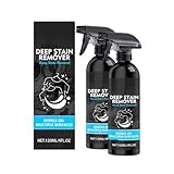 Fleckenentferner für Kleidung, Stain Treater Spray, Fleckenentferner, Fettlöser Fleckenspray, Tiefe Reinigung, Textilien Farben Können Schwarze Flecken, Blutflecken, Ölflecken (2 PCS)