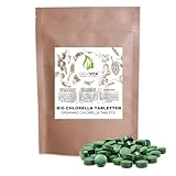 Bio Chlorella Tabletten ca. 1600 Stück - 500 mg | 800g reine Algen-Presslinge, ohne Zusätze | Vegan & Nachhaltig verpackt | Reich an Chlorophyll & Carotinoiden | Ideale Nahrungsergänzung - GreatVita