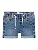 NAME IT Jungen Nmmryan Regular DNM L 6666-ta Jeansshorts, Blau, 104 EU