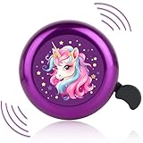 Fahrradklingel Kinder,Klingel Fahrrad Kinder,Fahrradklingel Kinder Jungen Mädchen,Kinder Fahrradklingel,Klingel Kinderfahrrad,Einhorn Kinderfahrrad Klingel,Fahrradzubehör Kinder