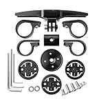 HOUSON Fahrradcomputer Halterung, Aluminiumlegierung, Schnellspanner Halterung für Triathlon-Lenker Fahrradcomputer, Kamera & Lampe (22,2/25,4 mm)