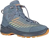 LOWA Zirrox II GTX Mid JR, 34/34 Kinder, Petrol/Mango