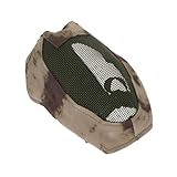 Balacoo Robuste Metallnetz Gesichtsmaske Atmungsaktiv Komfortabel Vielseitig für Outdoor Sport und Sicherheitsschutz Einsätzen