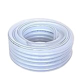 Transparenter Gartenschlauch Frostschutzmittel 1 Zoll Kunststoff Wasserschlauch für Haushalt und Landwirtschaft 40m (16mm)