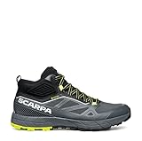 Scarpa Unisex Rapid Mid GTX Arsm Agility Hikingschuhe, Anthracite Säure Lime, 43.5 EU