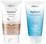 Hyaluron Sanfte Bräune Gesichtspflege Creme 50 ml + gratis Frische Dusche Duschgel 75 ml