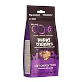 Wellness CORE Puppy Trainers, Leckerli Welpen, perfekt fürs Training, sanft, getreidefrei, fleischreich, Huhn & Karotten, 170g