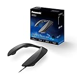 Panasonic SC-GN01 Gaming Nacken-Lautsprecher (eingebautes Mikrofon, USB, leicht, auch perfekt für Home Office) schwarz