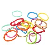 COHEALI 120 Stück Loom Loops Elastisches Webgarn für DIY Potholder Projekte Weaving Kit für Anfänger Buntes Strapazierfähiges Garn für Handwerk und Dekoration