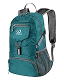 WATERFLY Wanderrucksack 20L, Ultraleicht Outdoor Rucksack Faltbar Wasserdicht Multifunktionaler Daypack für Radfahren Reisen Klettern Sport