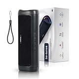 be tunes Bluetooth Lautsprecher – Kleine Musikbox mit LED-Licht – 24 Std Akku – Tragbare Partybox – Boombox IPX7 Wasserschutz für Indoor & Outdoor