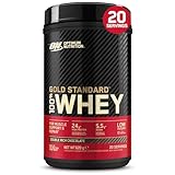 Optimum Nutrition Gold Standard 100% Whey, Proteinpulver, Geschmack Double Rich Chocolate, 620g, 20 Portionen