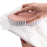 Scheuerbürste für Badewanne, Bodenscheuerbürste – Scheuerbürste für Fugenmörtel | Scheuerbürste in V-Form, rutschfest, mit robusten harten Borsten zum Reinigen von Küchenleisten