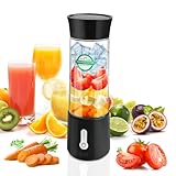 talifoca 500ml Tragbarer Mixer für Smoothies und Shakes,Mixer Smoothie Maker To Go,Mini Standmixer Tragbar mit 6-Klingen Edelstahl,Wiederaufladbarem Typ-C Portable Blender Mixer Shaker Slushy Maker