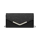 Miss Lulu Damen Clutch Tasche Geblümt Spitze Klutch Elegante Umhängetasche mit Kette Umschlag Handtasche Klein für Hochzeit Valentinstag