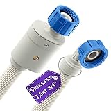 Vioks.pro Waschmaschinenschlauch Aquastop Wasserschlauch 3/4 Zoll Schlauch 1,5 m 25 °C - Zulaufschlauch Spülmaschine/Aquastop Schlauch Waschmaschine - Waschmaschinen Zubehör Spülmaschine Zubehör