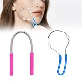 Set Mit 3 Stück Manual Gesichts Haarentferner – Effiziente Epilierer Mit Feder Für Die Sanfte Haarentfernung Im Gesicht, Ideal Für Kinn, Wangen, Oberlippe Und Mehr, Gesichtshaarentferner Für Frauen
