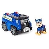 PAW PATROL, Polizei-Fahrzeug mit Chase-Figur (Sustainable Basic Vehicle/Basis Fahrzeug), Spielzeug für Kinder ab 3 Jahren