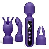 Vibratorensets für Frauen Massagestab mit 3-Anlagen, LCD Display Sex Toyset für Man Woman 10x4Modi, G punkt Vibration Klitoris Stimulator+Prostata Analvibratoren+Penis Vibrator Masturbieren für Manner