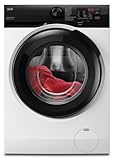 AEG Waschmaschine 8 kg, Serie 6000 ProSense: Mengenautomatik für automatische Anpassung von Waschdauer & Energieverbrauch, Startzeitvorwahl, Nachlegefunktion, Vollwasserschutz, 1400 U/min, LR6AMZ48FL