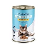 by Amazon Katzen Nassfutter Häppchen mit Huhn in Gelee, 415g, 1er-Pack