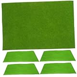 CANIGHT 5 Stück Baumodell Rasen, Sandtisch, Modell Dekoration, Rasen Für Sandtisch, Kunstrasenmatte, Kunstrasen, Zuschneidbar, Kunstrasen, Rasenmatte Für Sandtisch, Nylon Rasen,