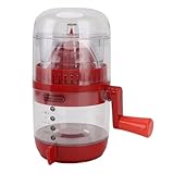 Luocute Hand-Zitruspresse, Einfach zu Bedienen, Multifunktional, Manuell, Zitronen-Limettenpresse, Orangenpresse für zu Hause (Rot)