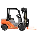 Srliya Gabelstapler-Modell, Spielzeug-Gabelstapler, 28 X 18 X 12, Maßstab 1:12, Kinder-Gabelstapler, Spielzeugmodell, Trägheits-Gabelstapler, Geschenkspielzeug mit Palettenbox