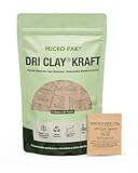 Micro-Pak Dri Clay Kraft – Trockenmittel-Packungen zur Aufbewahrung – Bentonit-Ton-Trockenmittel für nachhaltige Feuchtigkeitskontrolle – sichere Trockenmittelpackung für Lebensmittelaufbewahrung,