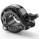 toptrek Fahrradklingel Mountainbike, Innovative Aluminiumlegierung Klingel Fahrrad, 2024 Aufrüstung 110dB Fahrrad Klingel Laut, Fahrradglocke für Rennrad Ebike MTB, 22.2-31.8 mm Lenker