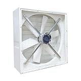 Abgasfans Rollladen-Abluftventilator, Wandmontage, FRP-Hochgeschwindigkeits-Absaugventilator, automatischer Rollladen, Lüftungsventilator for Garage, Gewächshaus, Dachboden, Schuppen, Weiß Appliance-A