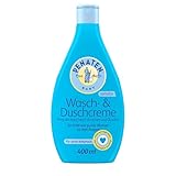 PENATEN Wasch- & Duschcreme (400 ml), mildes Baby Duschgel & Shampoo ohne Parabene & Farbstoffe formuliert, speziell für Neugeborene entwickeltes Bad & Haarshampoo für zarte Babyhaut