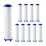 Duschkopffilter – Hartwasserenthärter Dusche | Duschkopf-Sprühfiltration | Filterkartusche mit Ersatz-Mineralfilterperlen Verunreinigungen Geruchsentferner für Sedimente