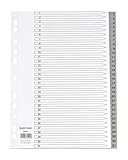 3er Set 31-teiliges Register/Trennblätter aus PP, DIN A4 mit Zahlen 1-31, volldeckend + praktischem Deckblatt aus stabilem Papier zum Beschriften. Trenn-Blätter für die Ordner-Organisation im Büro