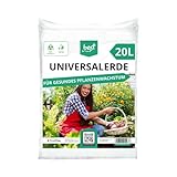 Best for Home - Universalerde für vielseitige Nutzung: Zimmer- und Balkonpflanzen, Gemüse, Obst und Kräuter. Bio und torffrei, ideal für Blumenbeete, Kübel. Erhältlich in 20 Liter und 50 Liter Inhalt