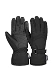 Reusch Moni R-TEX XT warme, wasserdichte, Winddichte und atmungsaktive Winterhandschuhe Fingerhandschuhe Skihandschuhe für Damen für ungehinderte Bewegungsfreiheit, Schwarz, 8