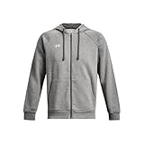 Under Armour Herren UA Rival Fleece FZ Hoodie, Fleece Zip Up Hoodie, weich gebürsteter Herren Pullover mit durchgehendem Reißverschluss