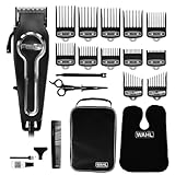 Wahl Haarschneider für Männer mit selbstschärfenden Präzisionsklingen, Elite Pro Head Shaver, Herrenhaarschneider, Secure Fit Premium Schneidkämme, Profi-Friseure, kabelgebunden