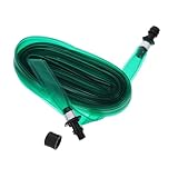 Sosoport Sprühschlauch Gartenschlauchsprinkler Gartenschlauch Mit Löchern Wasserschlauchsprinkler Einweichschlauch Für Den Garten Flachschlauch Für Die Außenbewässerung Pvc Green