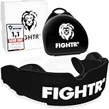 FIGHTR® Premium Mundschutz - ideale Atmung & leicht Anpassbar | Sport Zahnschutz für Boxen, MMA, Muay Thai, Hockey & Kampfsport | inkl. Hygiene Box