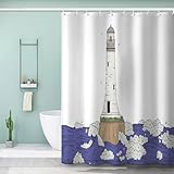 okoikfc 3D Duschvorhang 120 x 200 cm Tropisch Duschvorhang Anti-Schimmel Tropisch Duschvorhänge Polyester Stoff Bad Vorhang Wasserdicht Shower Curtains Textil für Badewanne mit 8 Haken DD514