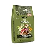 Bosch HPC MENUE Adult mit Rind, Leber & Pansen| Hundetrockenfutter für ausgewachsene Hunde Aller Rassen | 1 x 2,4 kg