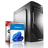 Silent PC SSD Computer Intel Core i5 4590, 4 Kerne, 3.7 GHz - mit 3 Jahren Garantie! | 16GB | 512GB SSD | Intel HD 1xHDMI/VGA | WLAN | DVD±RW | USB 3.0 | Win11 64-Bit | MS Office | #6205